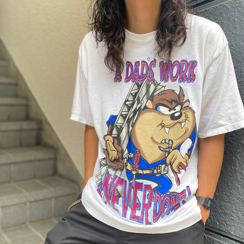 【古着Tシャツ】キャラクター 90s ROONEY TUNES タズマニアン・デビル