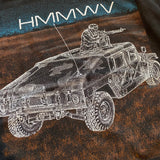 【古着Tシャツ】グッドレギュラー 90s BLACK BARD "HMMWV"