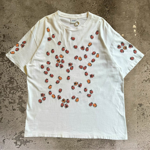 古着　90's 【HARBORSIDE GRAPHCS】テントウムシデザインTシャツ