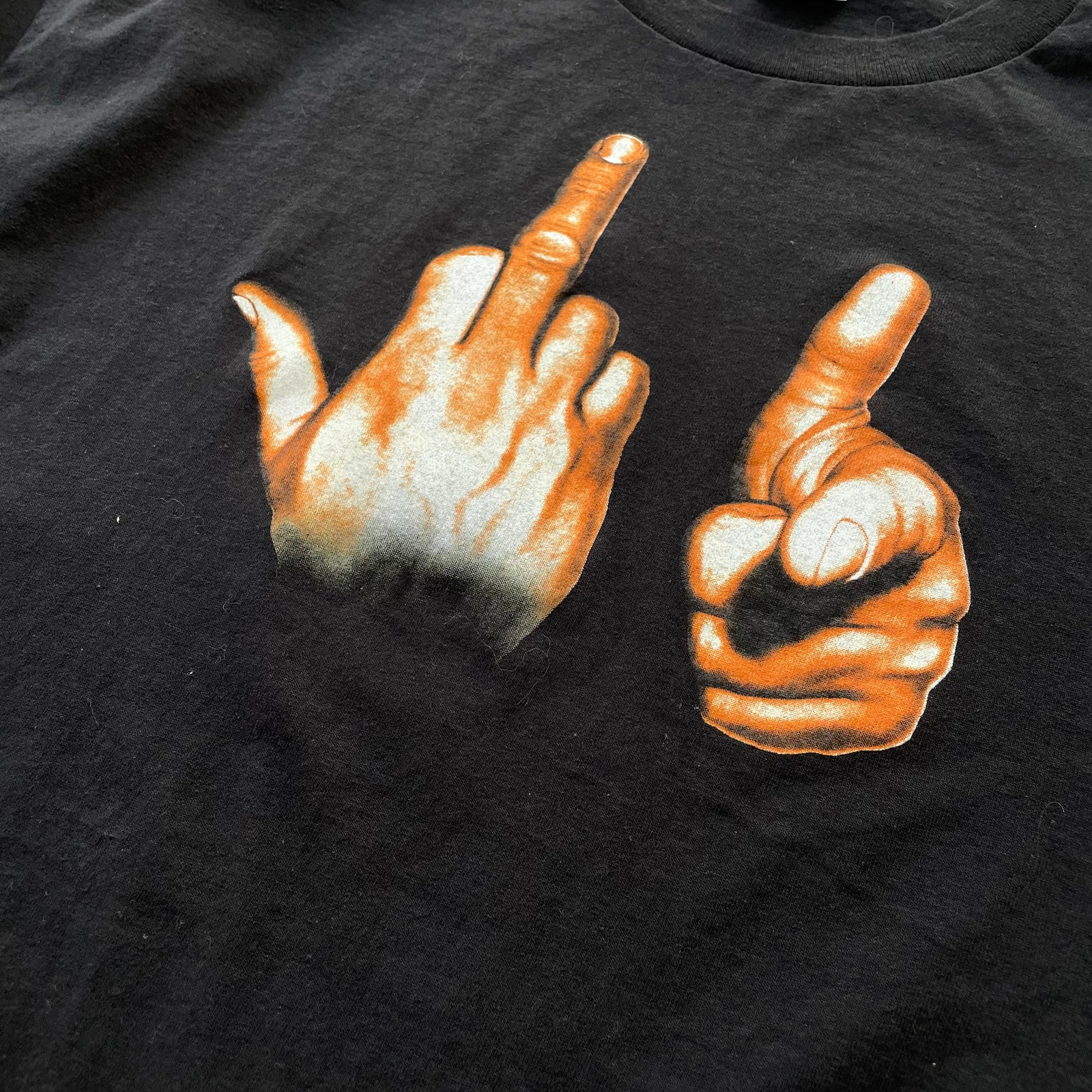 古着Tシャツ】グッドレギュラー fuck sign fuck gun 古着Tシャツ】グッドレギュラー fuck sign fuck gun