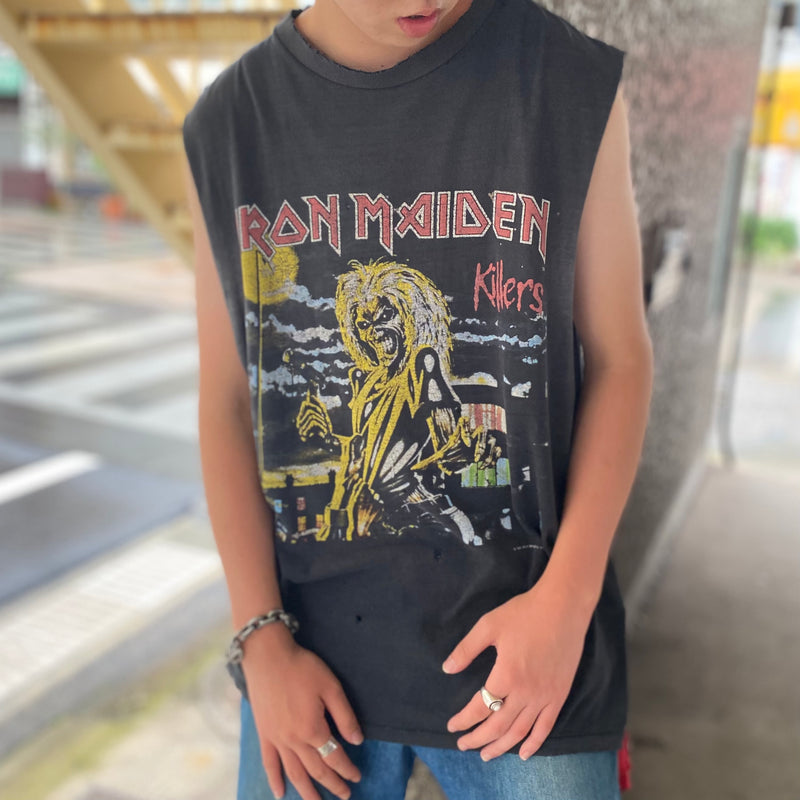 【古着Tシャツ】音楽 90s All Sport IRON MAIDEN "Killers"