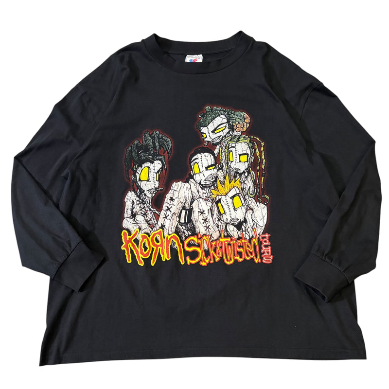 【古着Tシャツ】 音楽 Korn sick twisted tour "Bootleg”