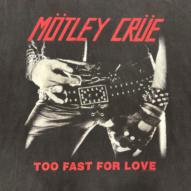 【古着Tシャツ】音楽 Mötley Crüe "Too Fast for Love"