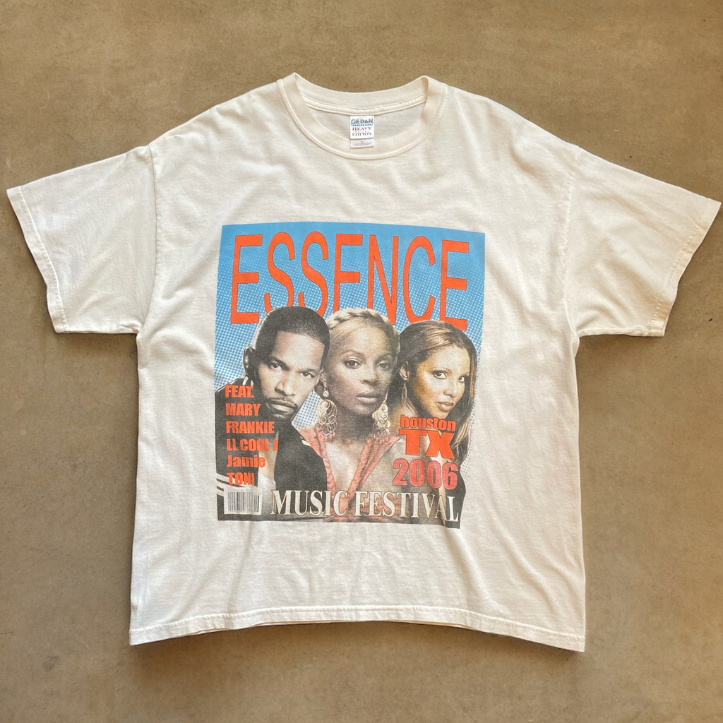 【レア】MONTEREY JAZZ FESTIVAL Tシャツ　古着 古着Tシャツ】音楽 06s ESSENCE MUSIC festival｜ヴィンテージ