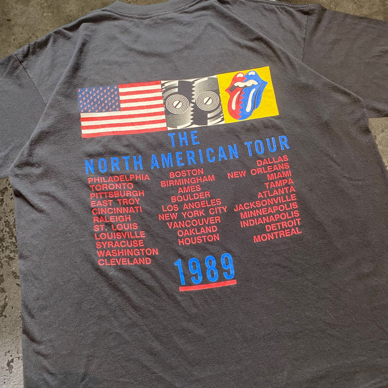 【古着Tシャツ】音楽 89s Rolling Stones "NORTH AMERICAN TOUR"