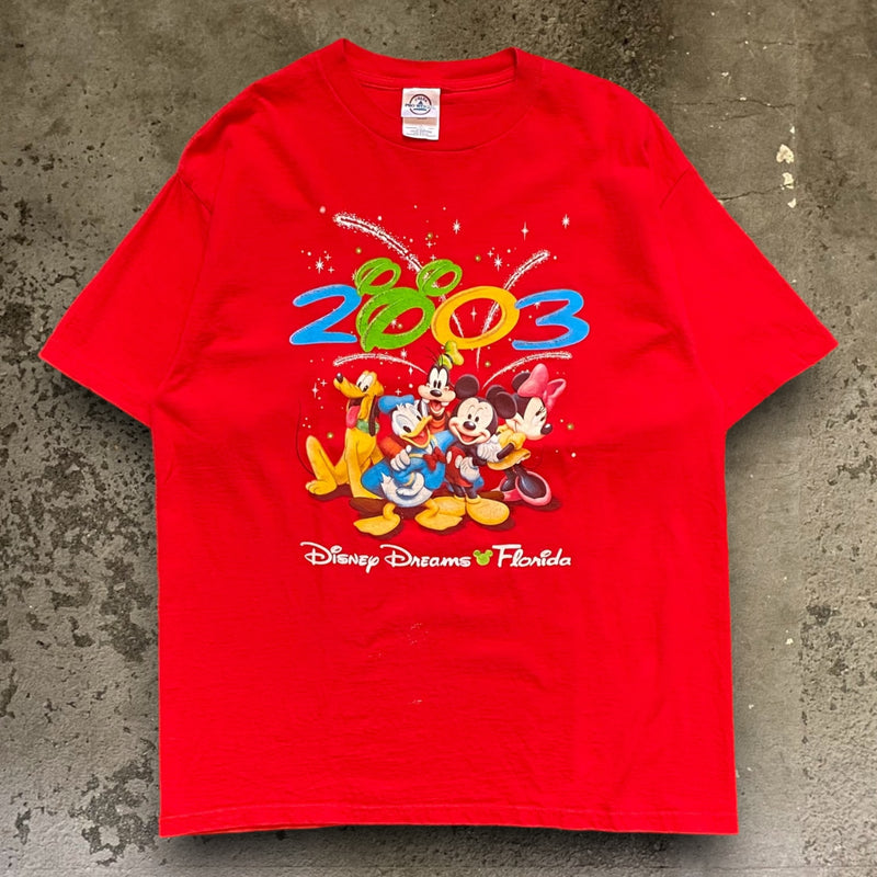 【古着Tシャツ】グッドレギュラー 00s DELTA  Disney Dreams Florida 2003