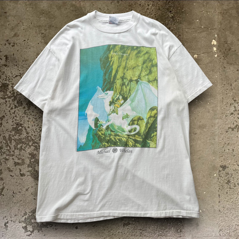 【古着Tシャツ】アート 90's Michael Whelan "White Dragon"