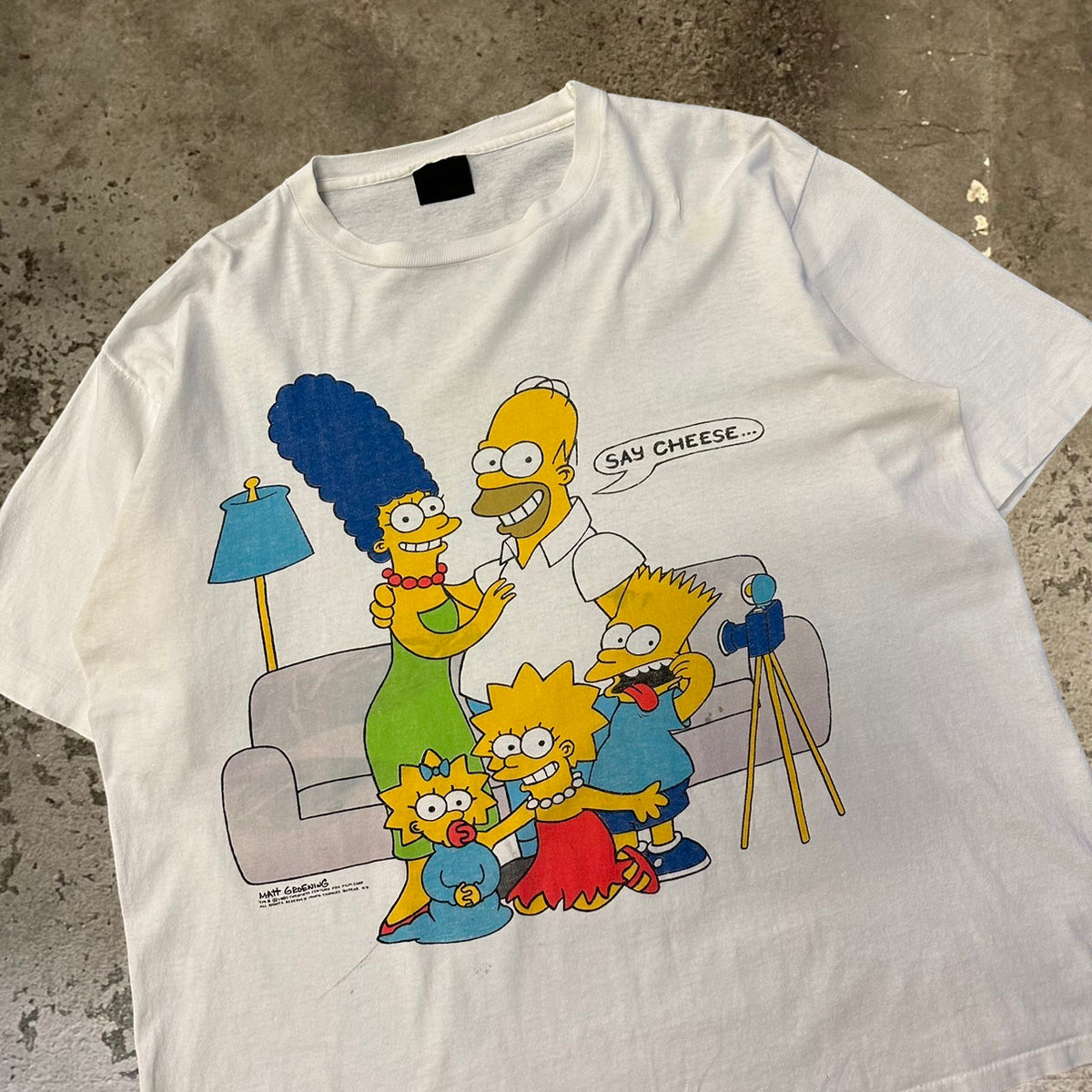 THE SIMPSONS 90sヴィンテージtシャツ Vintage Deadstock 90s The Simpsons T-Shirt | Double Double