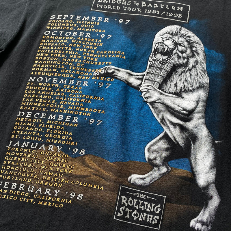 【古着Tシャツ】音楽 90s  THE ROLLING STONES "BRIDGES TO BABYLON"