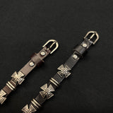 【新品】Iron Cross Leather Bracelet