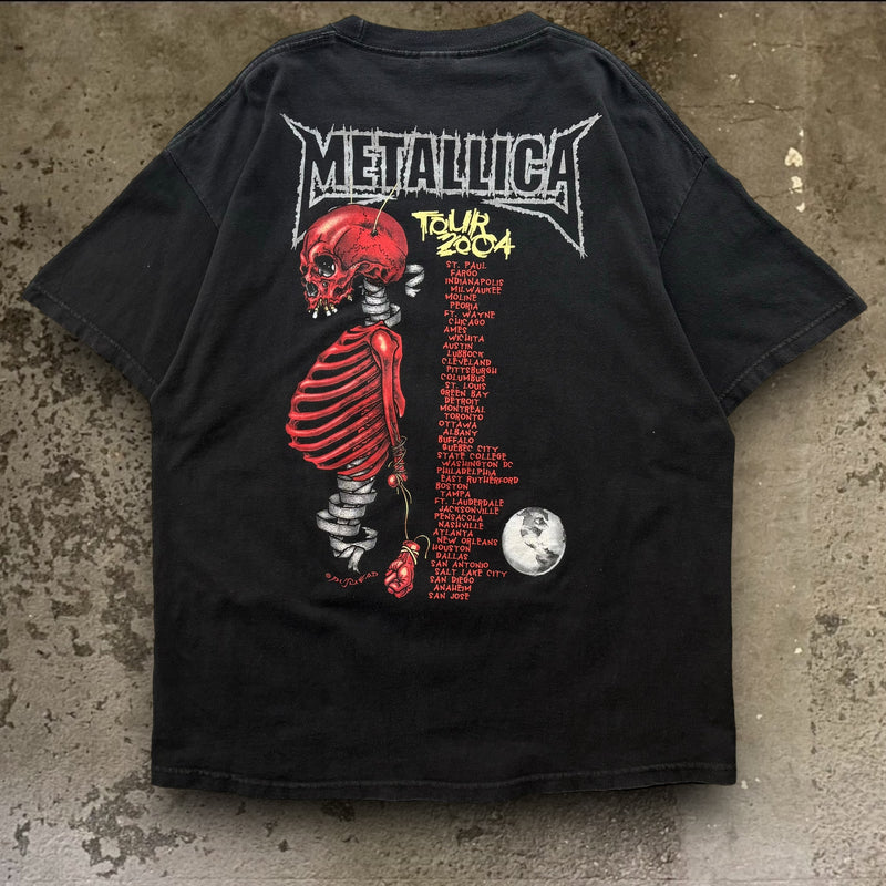 【古着Tシャツ】音楽 Metallica "The Madly in Anger with the World Tour 2004"