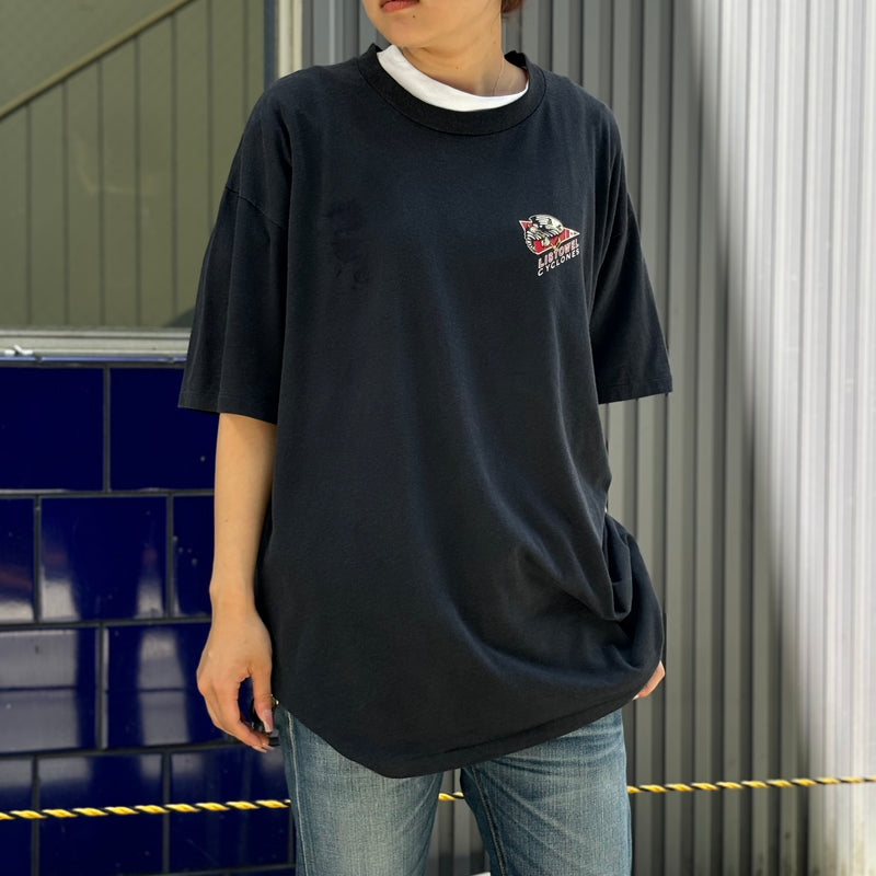 【古着Tシャツ】グッドレギュラー 90s LISTOWEL CYCLONES