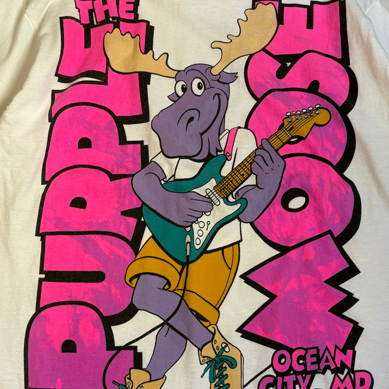 【古着Tシャツ】グッドレギュラー 90s fruit of the room "PURPLE MOOSE"