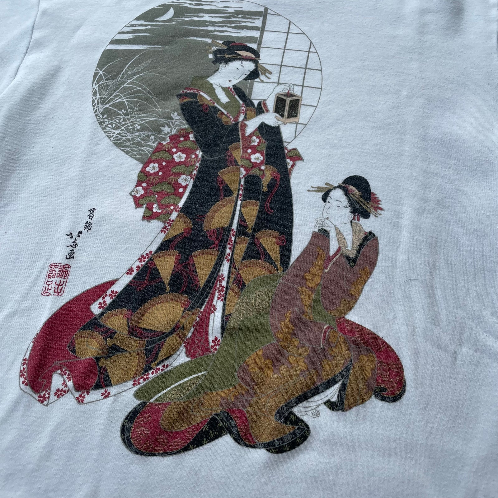 激レア 北斎 90年代 葛飾北斎 ヴィンテージ Tシャツ アート 古着Tシャツ】アート 90's 浮世絵 