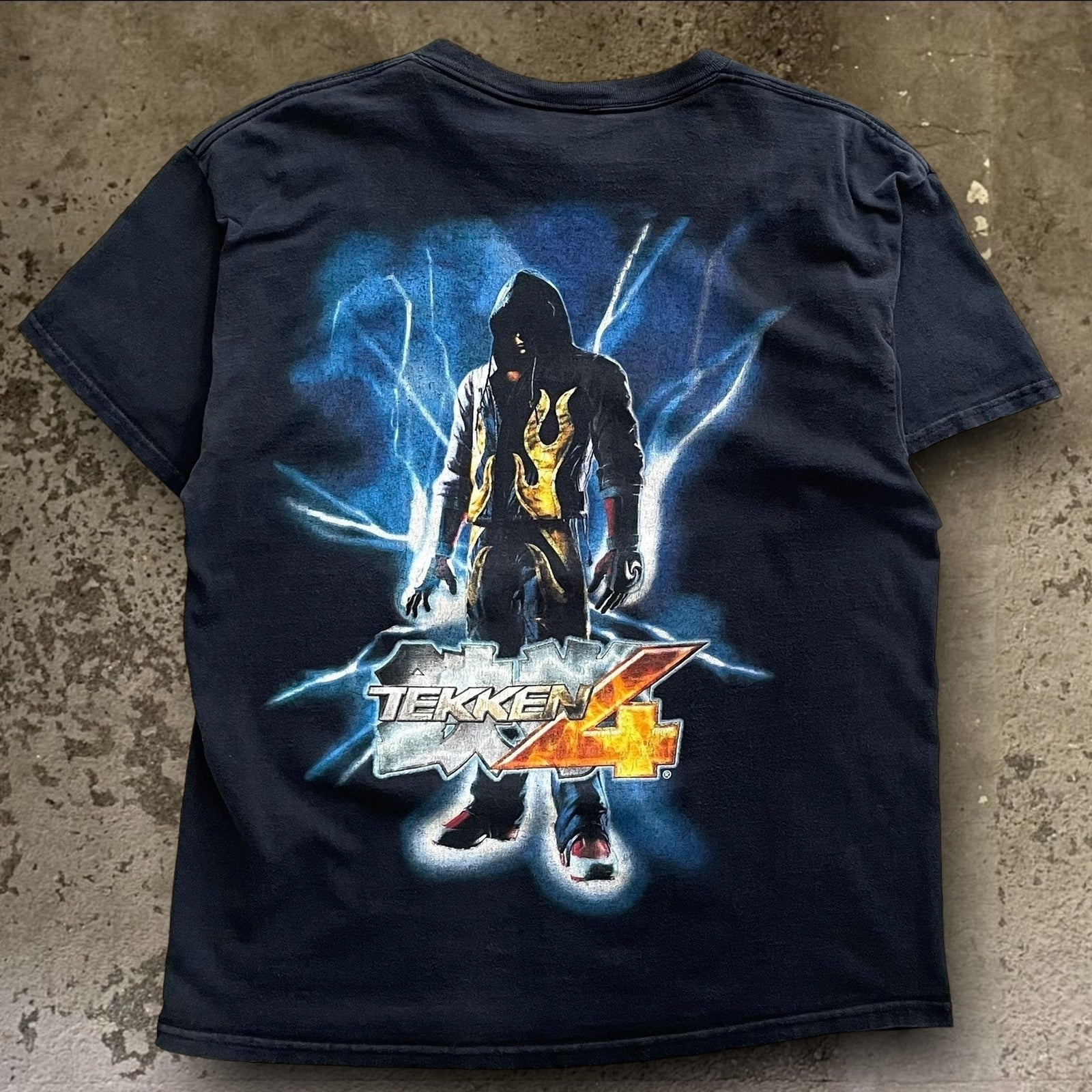 鉄拳 Tシャツ ゲーム TEKKEN 格闘ゲーム 格ゲー ビンテージ 古着Tシャツ】ゲーム 00's 鉄拳4｜ヴィンテージ（古着）専門通販