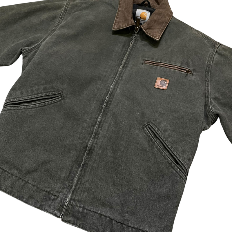 【古着】Carhartt Detroit Jacket "カーキ"