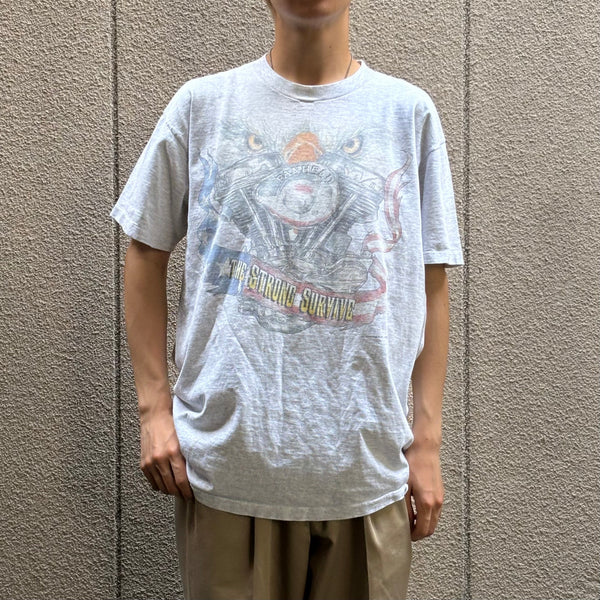 【古着Tシャツ】グッドレギュラー 90s THE STRONG SURVIVE