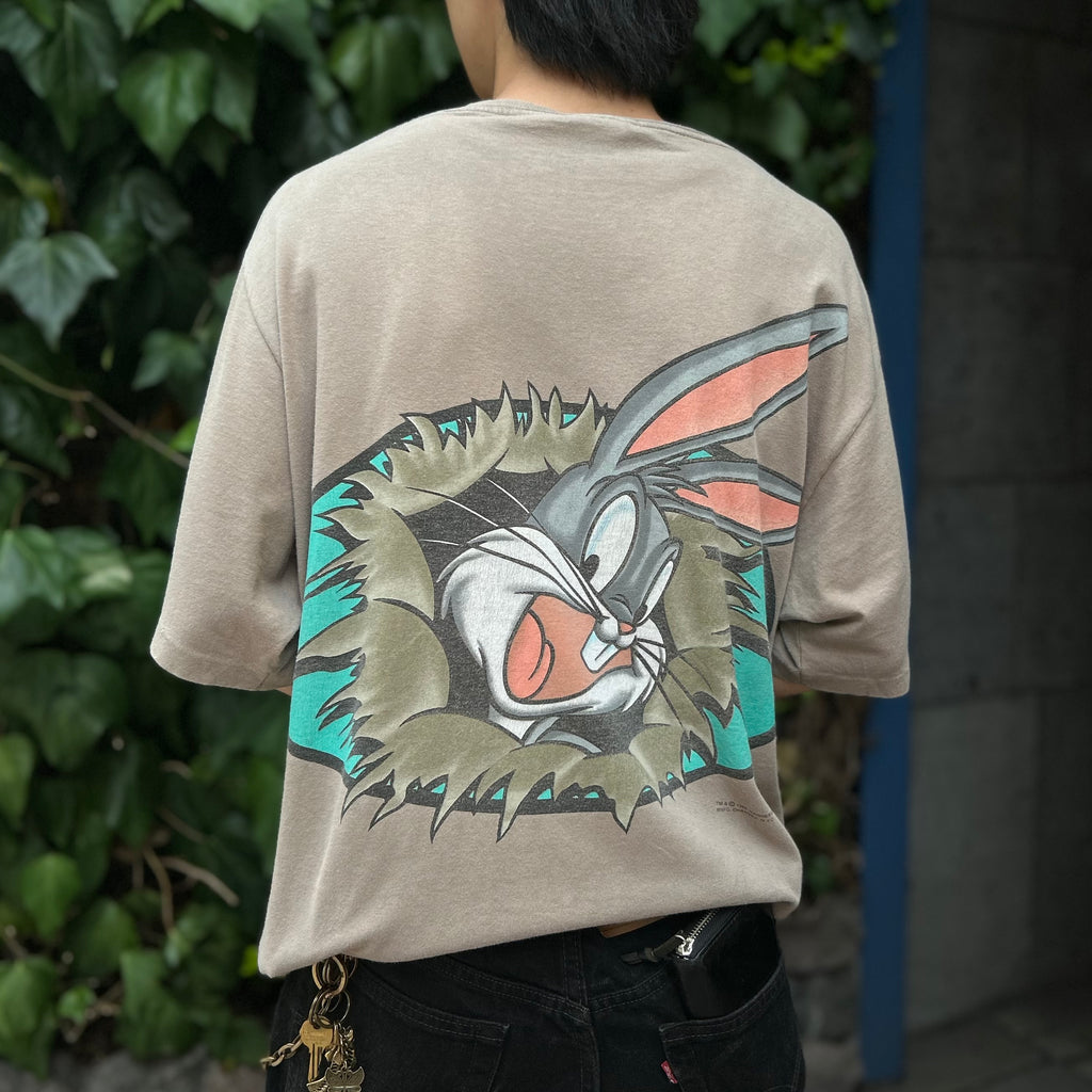 Vintage 90s Warner Bros Bugs Bunny Polo Shirt Mens XL Looney