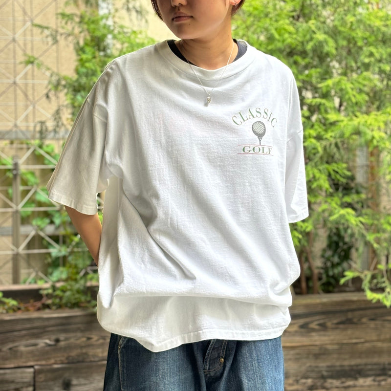 【古着Tシャツ】グッドレギュラー 90s CRABLE SPORTSWEAR Classic GOLF