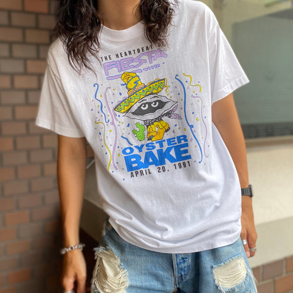 【古着Tシャツ】グッドレギュラー 90s FIESTA OYSTER BAKE