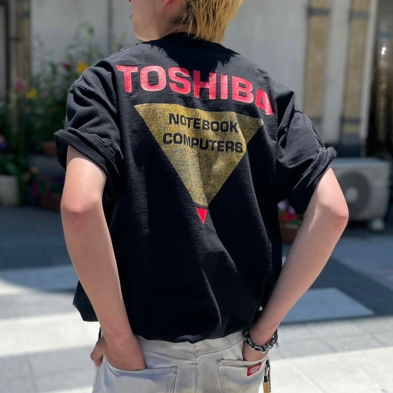 【古着Tシャツ】企業 00's TOSHIBA