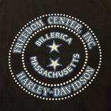 【古着Tシャツ】企業 90s  Harley-Davidson "Blue Flame Pattern Emblem Design"