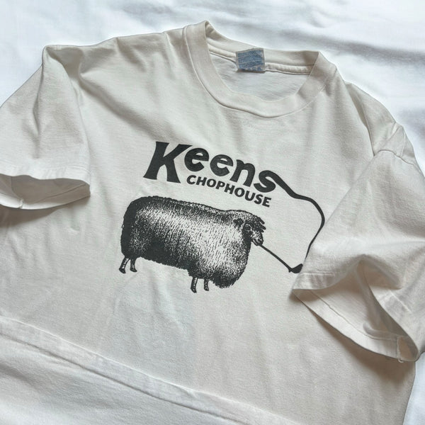 【古着Tシャツ】グッドレギュラー 90s Keens CHOPHOUSE