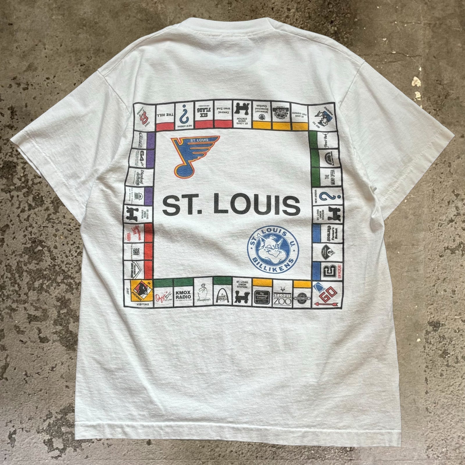 古着Tシャツ】グッドレギュラー 90s ST.LOUIS MONOPOLY｜ヴィンテージ 