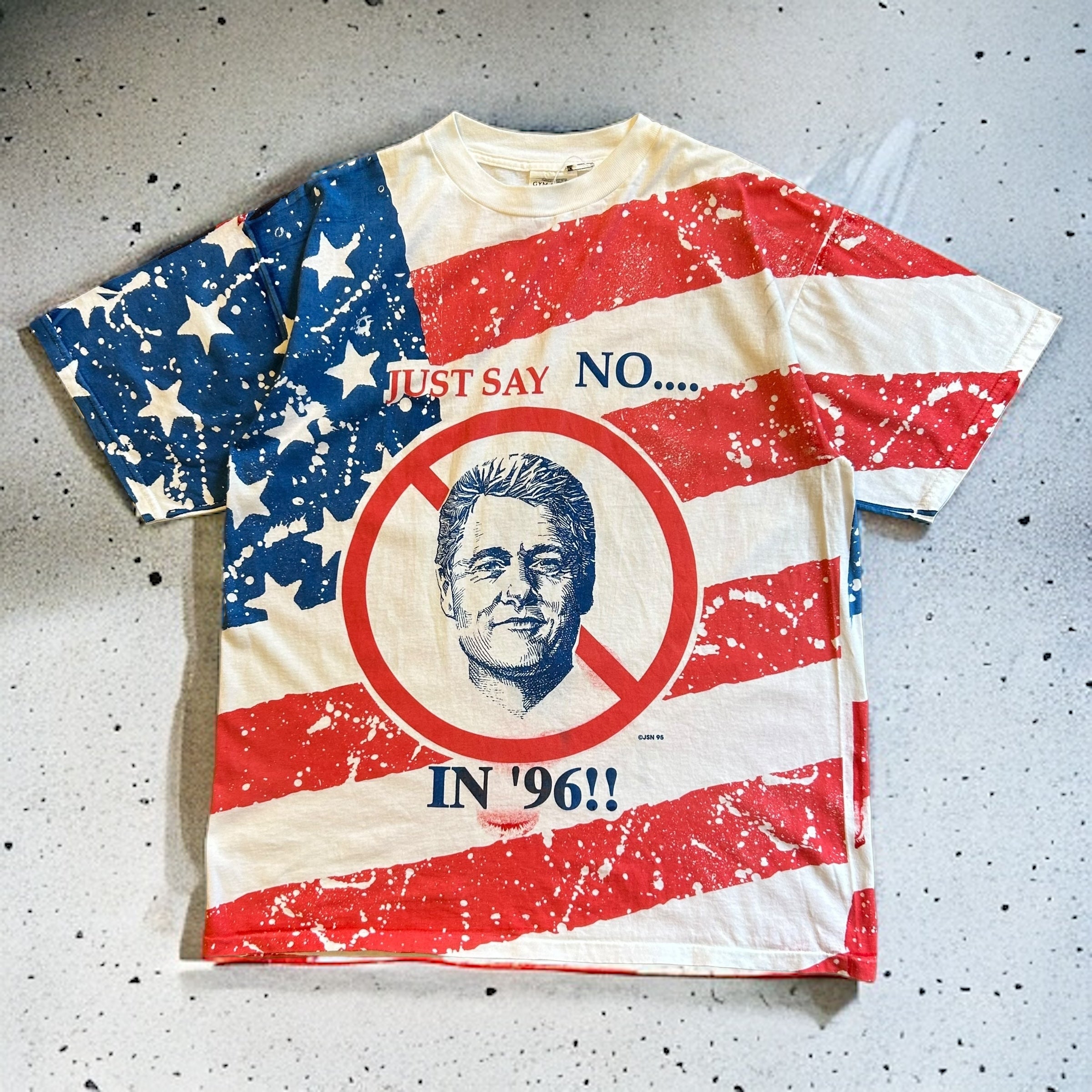 Clinton Design 【古着Tシャツ】グッドレギュラー 90's bill clinton Design T-shirt|ヴィンテージ(古着)専門通販ショップ古着屋 ...