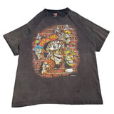【古着Tシャツ】音楽 Def Leppard 1993 Adrenalize Tour Skeleton Tee