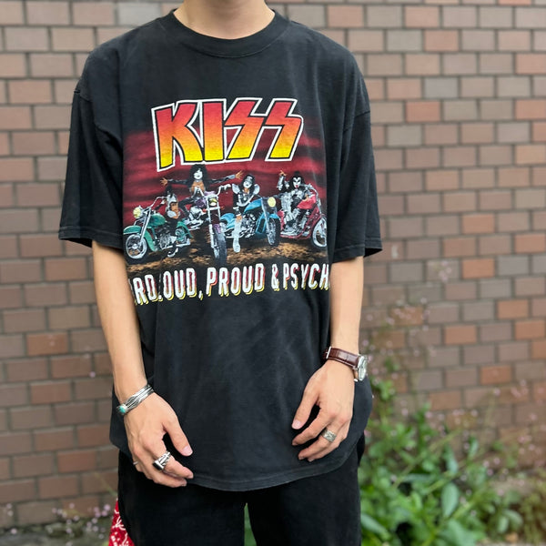 【古着Tシャツ】音楽 KISS "Hard Loud Proud Psycho"