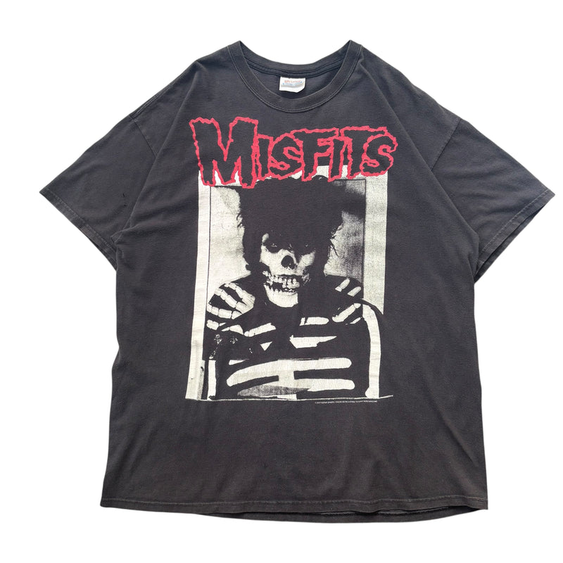 【古着Tシャツ】音楽 Misfits "Skull Letters RED"