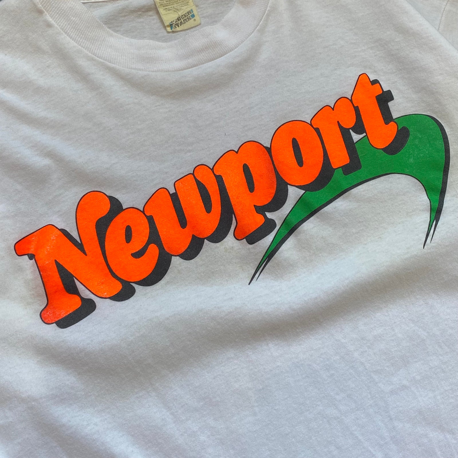 古着Tシャツ】企業 80s Newport｜ヴィンテージ（古着）専門通販ショップ古着屋Yutori