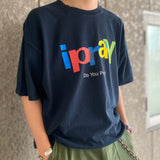 【古着Tシャツ】グッドレギュラー i pray