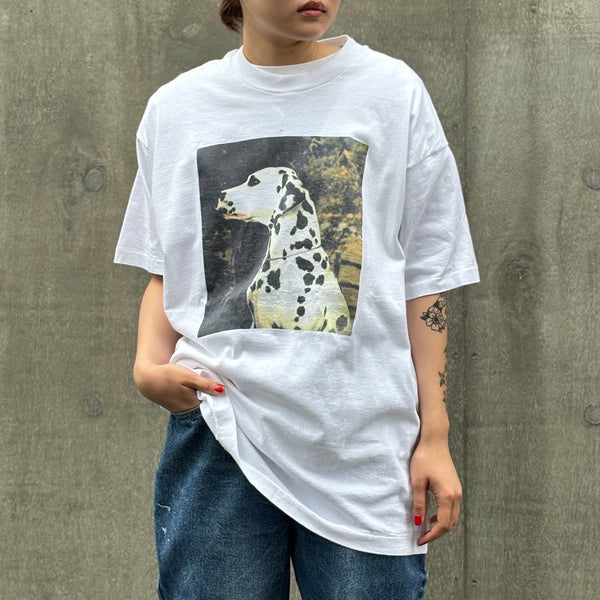 【古着Tシャツ】グッドレギュラー 90s アニマルフォトプリント