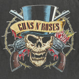 【古着Tシャツ】 音楽 Guns N 'Roses "Top Hat Skull & Logo Design"