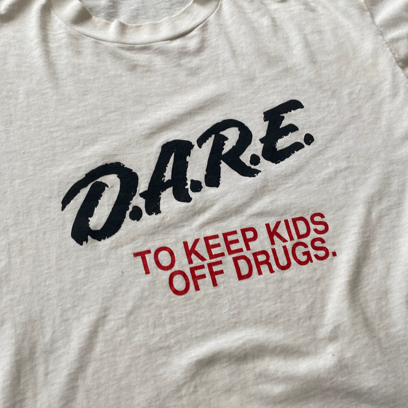 【古着Tシャツ】グッドレギュラー 90s D.A.R.E.