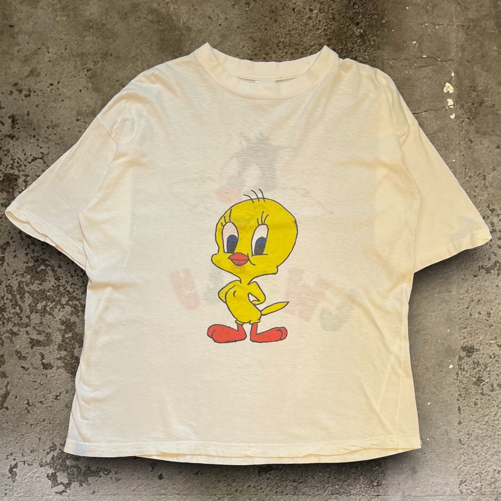 古着Tシャツ】アニメ 00s トゥイーティー&シルベスター｜ヴィンテージ 