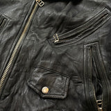 【古着】Leather Jacket ”Double Riders”