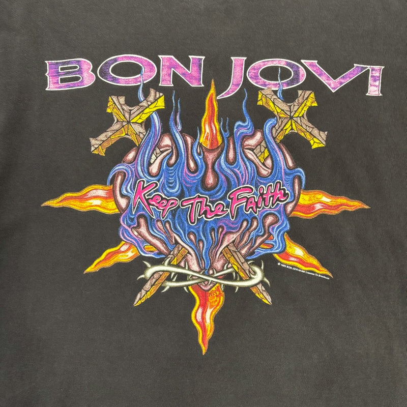 【古着Tシャツ】音楽 Bon Jovi "Keep The Faith"