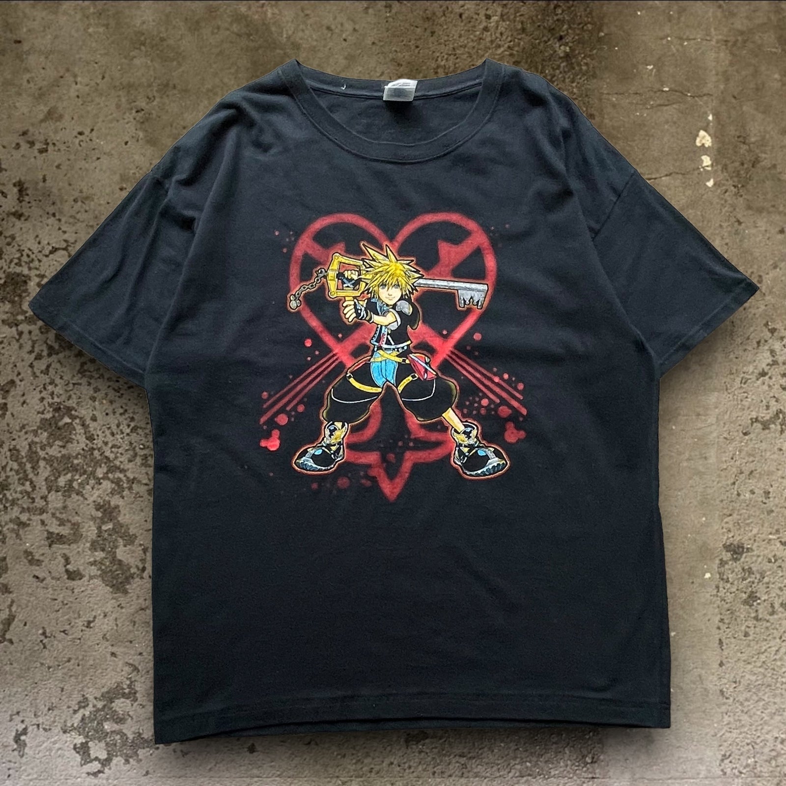 【古着Tシャツ】ゲーム 00's KINGDOM HEARTS 