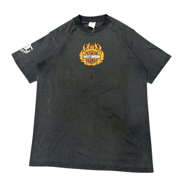 【古着Tシャツ】 Harley-Davidson "Emblem Fire logo"