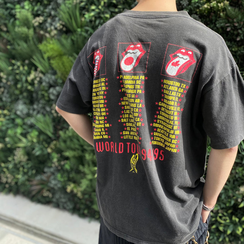 【古着Tシャツ】音楽 The Rolling Stones 94/95 Voodoo Lounge World Tour