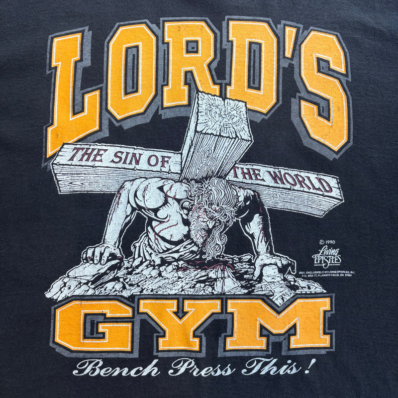 【古着Tシャツ】グッドレギュラー "LORD'S GYM" 10 Anniversary