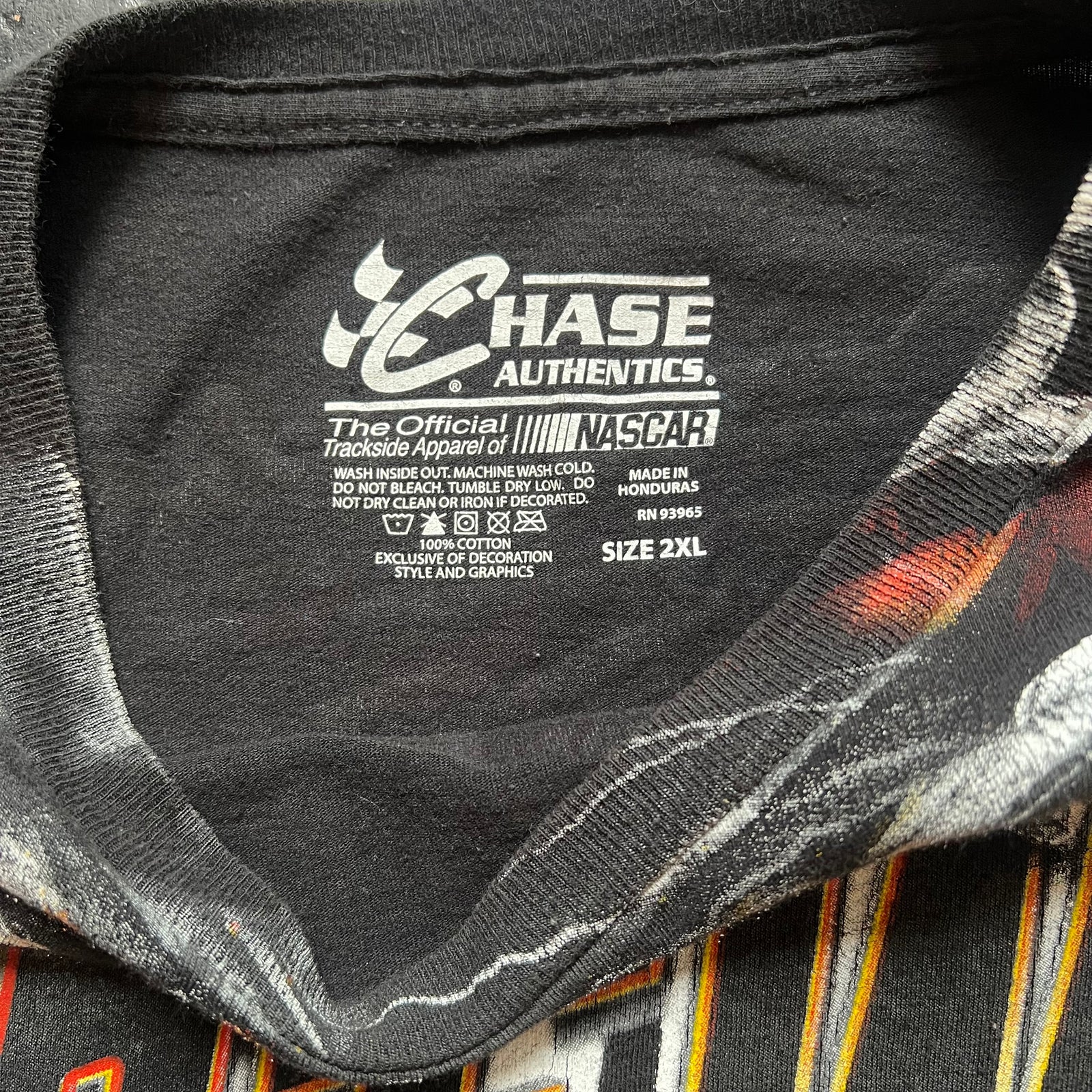 古着【CHASE AUTHENTICS】NASCAR レーシングデザインTシャツ