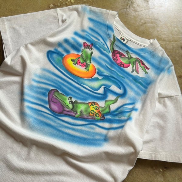 【古着Tシャツ】グッドレギュラー 90s スプレープリント