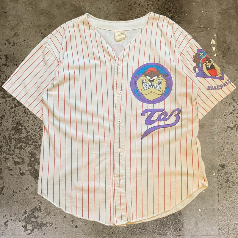 【古着Tシャツ】アニメ 1992 NOVE TAZ baseball shirt