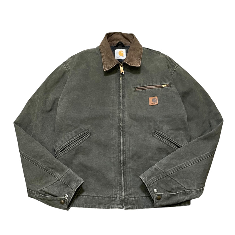 【古着】Carhartt Detroit Jacket "カーキ"