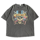 【古着Tシャツ】 音楽 Guns N 'Roses "Top Hat Skull & Logo Design"