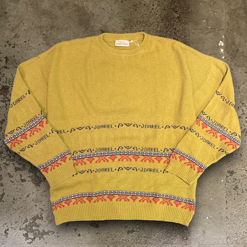 古着【collection jacques darel】デザインセーター